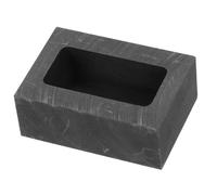 COHEALI Crisol de Grafito de Alta Pureza para Fundición y Molde de Lingotes, Resistencia a Altas Temperaturas, Capacidad 200g (50×30×20mm Exterior, 40×20×15mm Interior), Adecuado