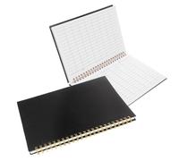 COHEALI Cuaderno de Contabilidad 60 de Papel Pp Diseño de Cuadrícula Vertical y Horizontal, 60 de Papel Pp, Espacio Amplio para Gestión Financiera y para Adecuado para Oficina y Uso
