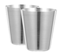 COHEALI Cubiertas de Boquilla para Tetera 2 Piezas, Tapa Protectora de Acero Inoxidable, Accesorio Antidesgaste y Antisuelo, Tamaño Compacto para Uso Doméstico y Viaje