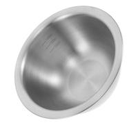 COHEALI Cuenco de Acero Inoxidable para Panning de Oro y Joyería de Plata, Ligero Ranuras Finas para Clasificar Sedimentos, Capacidad 1400ml, Adecuado para Aventura al Aire Libre
