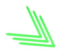 COHEALI Demostrador de Ángulos Matemáticos de Plástico Grande, 3 Piezas para Enseñanza Escolar, Material Didáctico Seguro y Duradero, Herramienta Educativa para Aula de Matemáticas