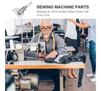 COHEALI Dispositivo de Doblado Ángulo Recto para Máquina de Coser Industrial Carpeta de Pliegues Acero Inoxidable para Costura y Quilt Accesorio Resistente para Dobladillos y Bordes de