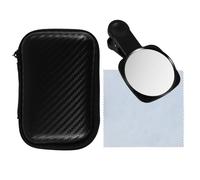 COHEALI Espejo Selfie Clip para Cámara Trasera Móvil, Mini Espejo Redondo Portátil, Kit 4 Piezas Paño sin Polvo y Bolsa de Almacenamiento, Compatible Teléfonos para Fotografía y Viajes