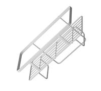 COHEALI Estante de Almacenamiento para Inodoro Diseño Suspendido de Acero al Carbono Blanco, Gran Capacidad para Organizar Artículos de Baño y Guardar Objetos Varios
