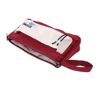 COHEALI Estuche para Bolígrafos de Gran Capacidad para Estudiantes Rojo | Lona, Cierre con Cremallera, Diseño Minimalista Elegante, Uso Práctico y Limpieza Sencilla