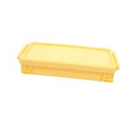 COHEALI Estuche para Lápices De Plástico Rígido con Tapa Hermética Organizador De Lápices para Escritorio para Almacenamiento De Útiles Escolares