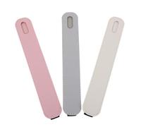 COHEALI Estuche Portátil para Lápiz Óptico 3 Piezas Correa Elástica, Funda Protectora para Lápices de 8 a 10,3 Pulgadas, Compatible Tabletas Pequeñas, Colores Beige, Gris y Rosa