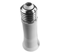 COHEALI Extensor Plástico y Metal Telescópico Ajustable E27 de Portalámparas Instalación Simple para Luz Exterior y Casquillo