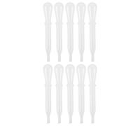 COHEALI Fáciles para Transferencia y Medición para Aceites Esenciales y Líquidos Transparentes 10 Pipetas Cuentagotas de Plástico de Color Claro de 1.5ml en Casa o Escuela