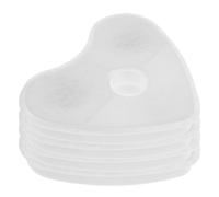 COHEALI Filtros de Repuesto para Fuente Automática de Mascotas Forma de Corazón, 4 Piezas, Filtro de Carbón Activado de Alto YODO E Iones, Compatibles para Dispensadores de Agua para