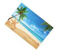 COHEALI Fondo de Fotografía Playa Paisaje Hawaiano, Tela de Fondo 180x110 Cm para Estudio y Fiestas, Tapiz Decorativo para Sesión Fotográfica Junto al Mar