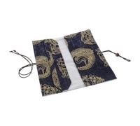 COHEALI Funda de Libro de Tela Ajustable A5 Diseño Vintage de Tótems, Cubierta Protectora Artesanal para Libros y Cuadernos, Funda Reutilizable Decorativa para Oficina y Estudio