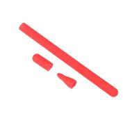 COHEALI Funda de Silicona Roja para Lápiz Táctil Compatible con Apple Pencil Cubierta Protectora con Tapa Integrada y Diseño Duradero y Cómodo