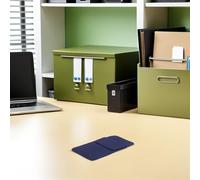 COHEALI Funda Organizadora de Bolsillo para Bolígrafos de Cuero Sintético Color Azul Real Set de 4 Piezas Diseño Compacto y Protector para Camisa Adecuado para Enfermeras y Oficina