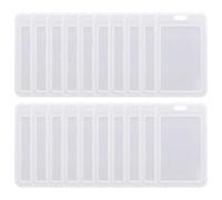 COHEALI Fundas Protectoras Transparentes Paquete Práctico 30 para Soporte y Tarjetas de Plástico para Identificación Tarjetas de para y Oficina