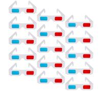 COHEALI Gafas 3D Anaglifo Rojo Azul de Papel Desechables, Pack 40 Unidades para Películas y Juegos 3D, Accesorio Portátil para Cine y Visualización Anaglifa
