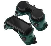 COHEALI Gafas de Soldadura Abatibles para Trabajo Industrial, 2 Piezas Lente Flip-Up y Diseño Ajustable para Hombres, Protección Integral contra Radiación y Salpicaduras