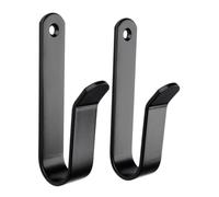 COHEALI Gancho de Pared para Patinetas y Tablas de Surf, Soporte Metálico Resistente de Hierro, Set de 2 Ganchos para Almacenamiento en Garaje, Práctico Colgador para Organización