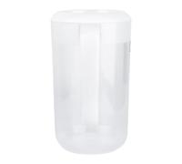 COHEALI Jarra de Plástico Transparente con Tapa, 4000 Ml, con Escala de Medición, para Agua Fría y Jugos, Gran Capacidad para Uso Doméstico y Restauración, Segura y Ecológica, Color