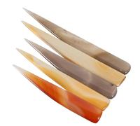 COHEALI Juego de 5 Herramientas para Pulir Joyas de Ágata Natural Bruñidor de Ágata para Alisar y Mantenimiento de Joyas Set Mini para Pulido de Anillos y Pulseras Uso Profesional y