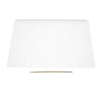 COHEALI Juego de Reglas Rectas de Plástico 09 CM de Intervalo Plantilla Cuadriculada de 30 Casillas Set de 2 Unidades para Exámenes Caligrafía y Organización de Respuestas