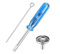 COHEALI Kit de Embudo Mini de Acero Inoxidable para Llenar Urnas Pequeñas Accesorios Portátiles para Colgantes y Joyería de Cremación