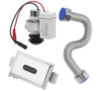COHEALI Kit de Válvula de Descarga Automática sin Contacto para Urinario con Sensor Infrarrojo, Válvula Solenoide Metálica de Repuesto, Ahorro de Agua E Instalación Versátil para Baños