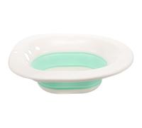 COHEALI Lavabo de Bidé Doméstico Plegable para Baño Asiento de Higiene Portátil Blanco y Verde Tamaño Estándar para Cuidado Postoperatorio y Limpieza Íntima Femenina