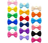 COHEALI Lazos para Perros y Cachorros 50 Piezas Accesorios para Pelo Tocados y Diademas en Colores Surtidos para Mascotas en Reuniones y Paseos Color Aleatorio