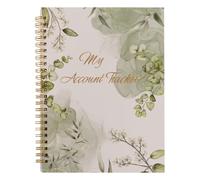 COHEALI Libro Organizador y Planificador de Presupuesto Financiero Registro de Cheques Bancarios Cuaderno de Contabilidad Personal y Empresarial Tamaño Mediano Papel Fino Cubierta