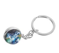 COHEALI Llavero Ligero y Resistente al Desgaste Forma de Globo Terráqueo y Acero Inoxidable de Bolso Adecuado para Decorar Mochilas y Regalos