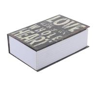 COHEALI Mecanismo de bloqueo de metal para libros, diseño vintage de libro falso para guardar dinero y llaves en casa