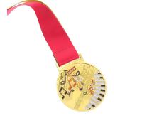 COHEALI Medalla de Premios de Danza de Aleación de Zinc Dorada | Competencias Artísticas y Musicales, Diseño Elegante, Ligera y Fácil de Llevar, Uso Versátil