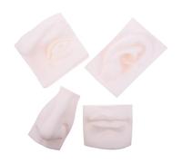 COHEALI Modelo de Órgano Sensorial para Dibujo, 4 Piezas de Pvc Blando Resistente, Set Portátil para Bocetos y Escultura Artística, Herramienta Educativa para Pintura y Decoración