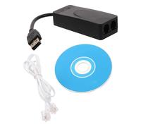 COHEALI Módem de Fax USB 56k Puerto Doble, Dispositivo de Red Compacto para PC y Portátil, Accesorio Módem para Telecomunicaciones y Trabajo Remoto, Tecnología Plug-and-Play para Oficina