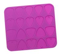 COHEALI Molde De Silicona Para Púas De Guitarra Diy Modo Flexible De Resina Para Plectros Personalizados y Accesorios De Manualidades