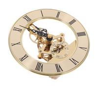 COHEALI Movimiento de Reloj de Bricolaje Mecanismo Metálico Transparente de 126 Mm, Reemplazo Silencioso de Motor para Reloj de Pared Minimalista, Piezas de Repuesto de Alta Precisión