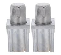 COHEALI Niveladores de Patas de Estantería de Almacén de Acero Inoxidable 38x38 Mm, Pies Niveladores Ajustables para Mesa de Trabajo Industriales, 4 Piezas, Soporte Resistente para