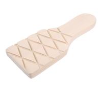 COHEALI Paleta de Madera Acanalada para Modelar Arcilla, Tabla de Cerámica de Material Sintético Beige, Fácil de Almacenar y Estimular la Creatividad en Manualidades DIY