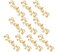 COHEALI Parches Bordados Dorados para Ropa 10 Piezas 20X30 CM Termoadhesivos para Teatro Antiguo Cosplay y Manualidades Apliques de Tela para Reparación y Decoración de Vestuario