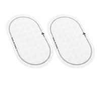 COHEALI Parches Protectores para Pedal Doble de Batería, Adhesivos Tpe Blancos Resistentes que No Pierden Forma, Ideales para Músicos de Batería Kit de Percusión