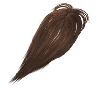 COHEALI Peluca Postizo para Mujer Clip, Topper Cabello Natural 35 Cm, Color Marrón Claro, Pieza para Volumen y Cobertura de Cabello Fino, Adorno sin Costuras para Uso Diario