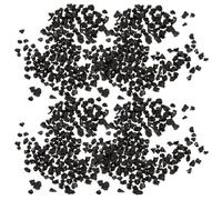 COHEALI Piedras Decorativas Negras 1-3 Mm para Mesa de Arena, Kit de Micropaisaje Mini Piedras para Jardinería, Paisaje Ferroviario y Decoración de Peceras, Paquete de 50 G