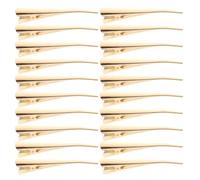 COHEALI Pinzas para el pelo coreanas de hierro dorado 20 unidades, clips de pato para estilistas y niñas, accesorios para cabello en proyectos DIY y peinados creativos