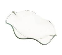 COHEALI Plato Calentador de Cera de Repuesto de Vidrio Transparente 115 Mm para Quemador de Aceites Esenciales en Aromaterapia, Bandeja para Derretir Cera y Difusor de Aroma para Uso