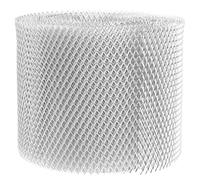 COHEALI Protector de Canalón Malla de Aleación de Aluminio 15Cm X 600Cm para Jardín y Hogar, Filtro de Hojas para Canaletas y Desagües, Rollo de Malla para Evitar Obstrucciones