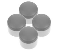 COHEALI Protectores de Asiento de Bidé Autoadhesivos 4 Piezas Gris, Parachoques Suaves Antideslizantes para Inodoro, Estabilizadores para Asientos Alargados y Redondos, Accesorios