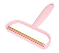 COHEALI Quitapelusas para Ropa Reutilizable Rosa, Afeitadora Manual Doble Cara, Raspador de Pelusas para Suéteres y Alfombras, Cepillo Quitapelusas Portátil para Viaje y Uso en Hogar