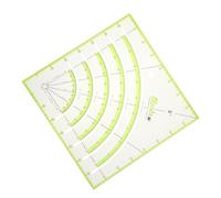 COHEALI Regla de Corte Acrílica para Patchwork Plantilla para Costura Herramienta Multifuncional Duradera para Confección y Patronaje DIY