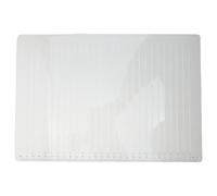 COHEALI Regla Flexible para Estudiantes 27 Líneas 1 CM Plantilla de Línea Recta sin Marcas Herramienta para Dibujo y Caligrafía Exámenes Material Suave para Papel Limpio